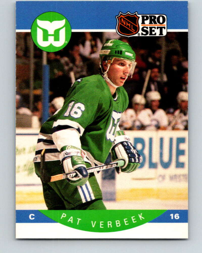 1990-91 Pro Set #112 Pat Verbeek Mint Hartford Whalers