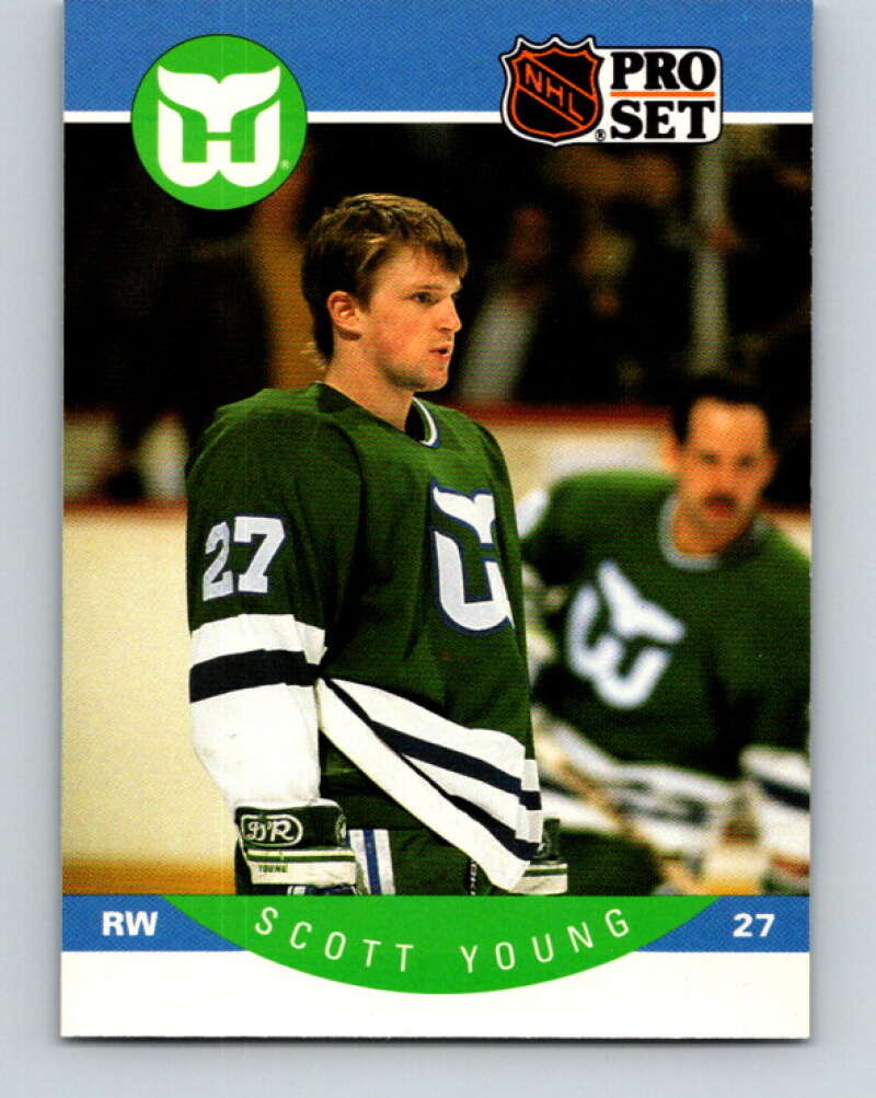 1990-91 Pro Set #113 Scott Young Mint Hartford Whalers