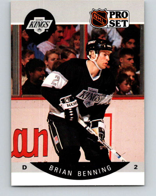 1990-91 Pro Set #114 Brian Benning Mint Los Angeles Kings