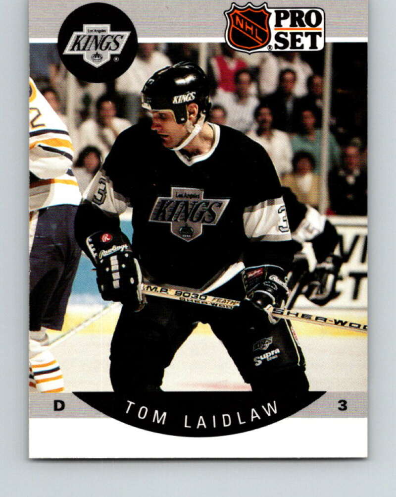 1990-91 Pro Set #123 Tom Laidlaw Mint Los Angeles Kings