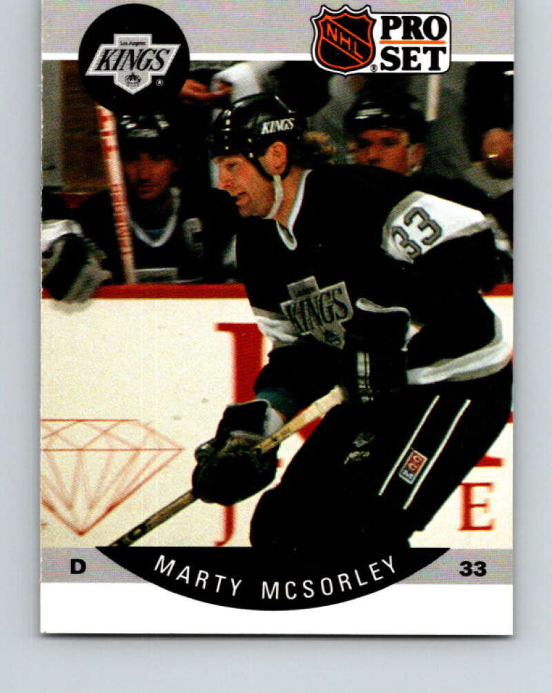 1990-91 Pro Set #124 Marty McSorley Mint Los Angeles Kings