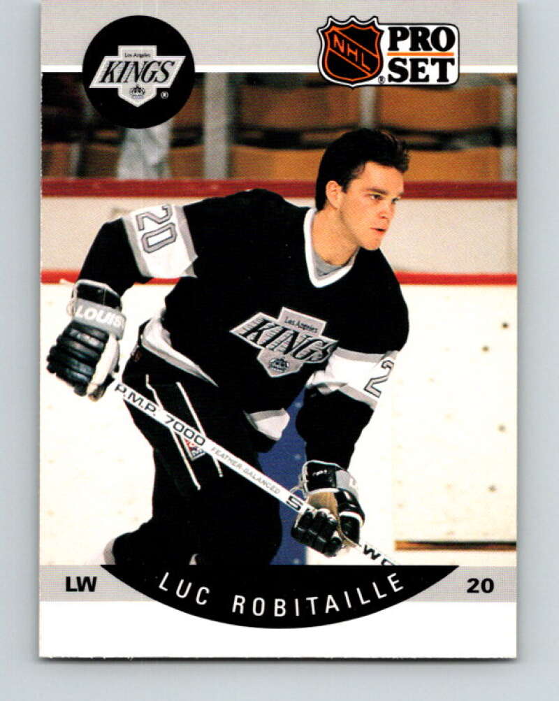 1990-91 Pro Set #126 Luc Robitaille Mint Los Angeles Kings
