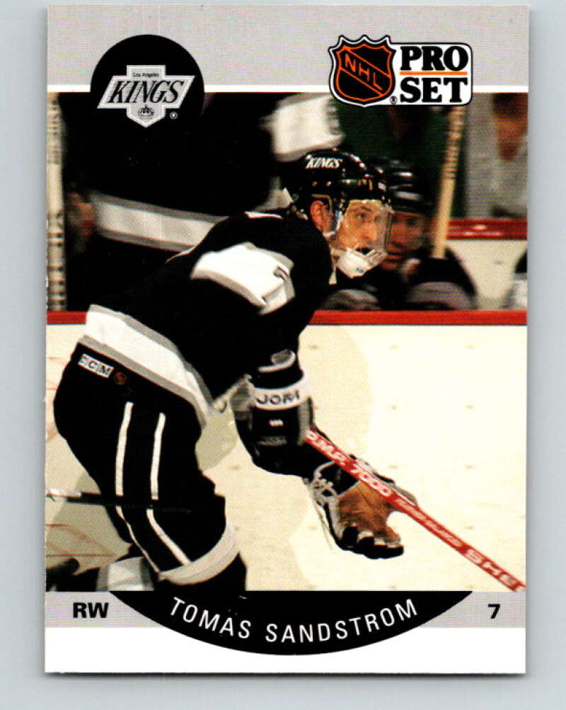 1990-91 Pro Set #127 Tomas Sandstrom Mint Los Angeles Kings