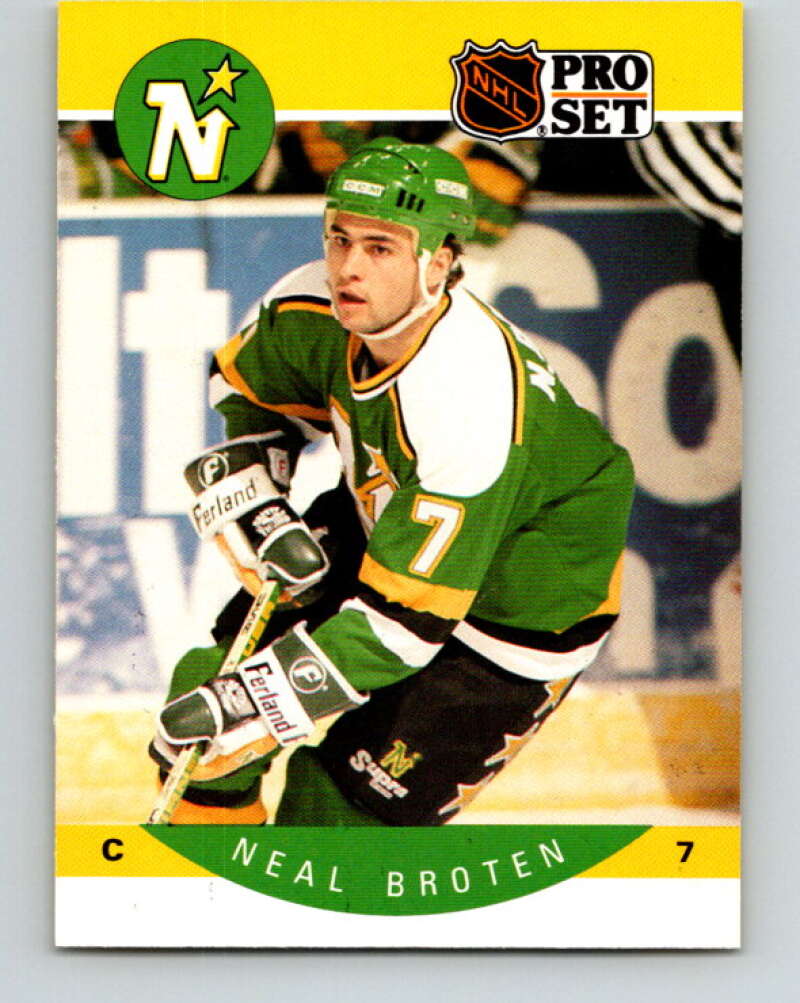 1990-91 Pro Set #132 Neal Broten Mint Minnesota North Stars