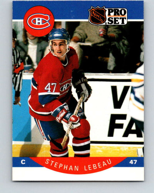 1990-91 Pro Set #152 Stephan Lebeau Mint RC Rookie Montreal Canadiens