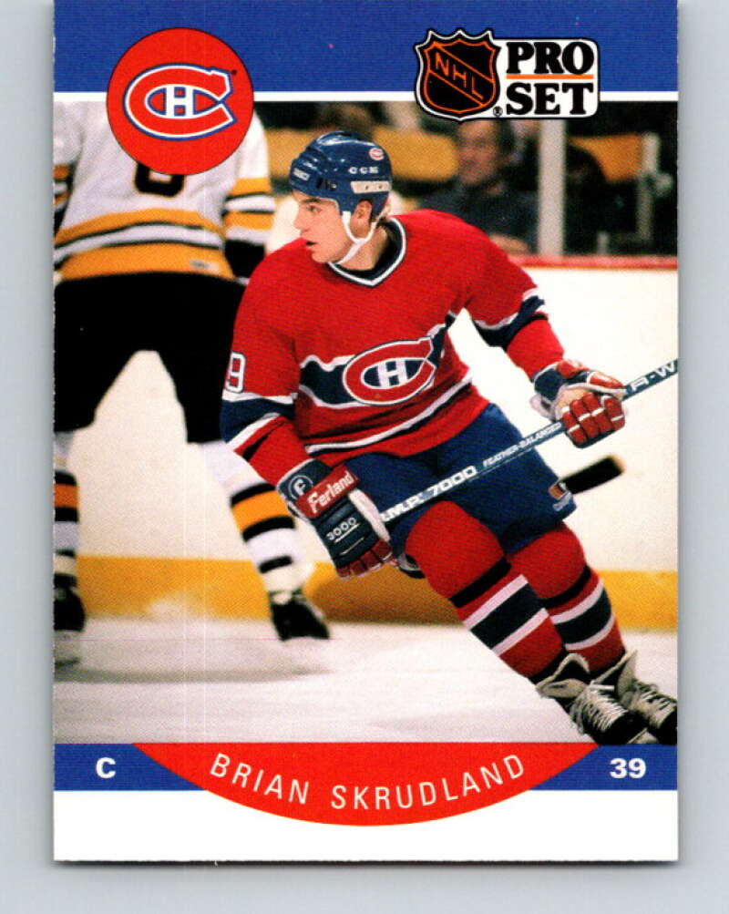 1990-91 Pro Set #159 Brian Skrudland Mint Montreal Canadiens