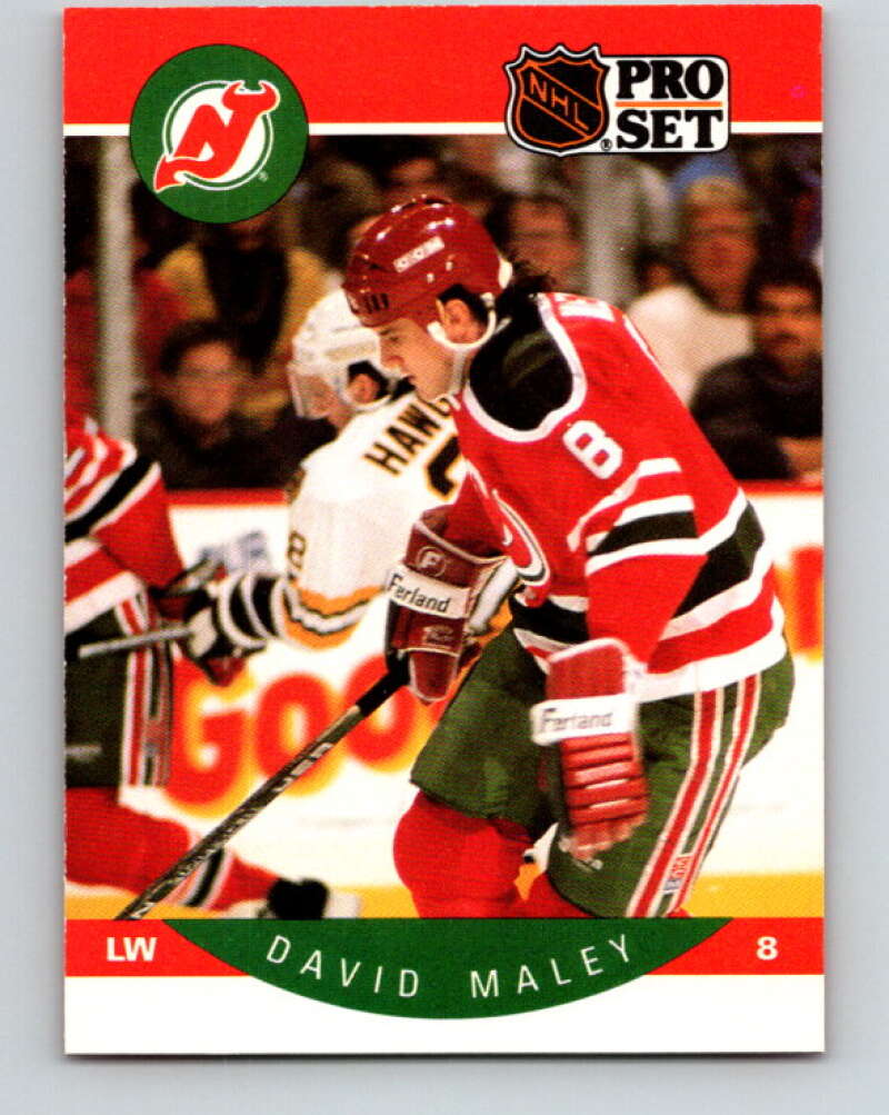 1990-91 Pro Set #171 David Maley Mint New Jersey Devils