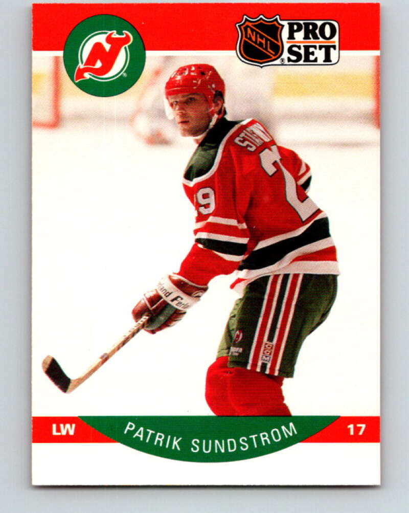 1990-91 Pro Set #176 Patrik Sundstrom Mint New Jersey Devils