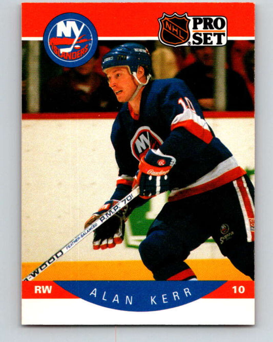 1990-91 Pro Set #184 Alan Kerr Mint New York Islanders