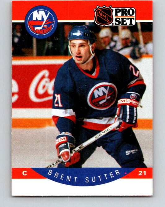 1990-91 Pro Set #191 Brent Sutter Mint New York Islanders