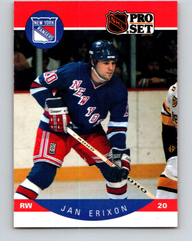 1990-91 Pro Set #195 Jan Erixon Mint New York Rangers