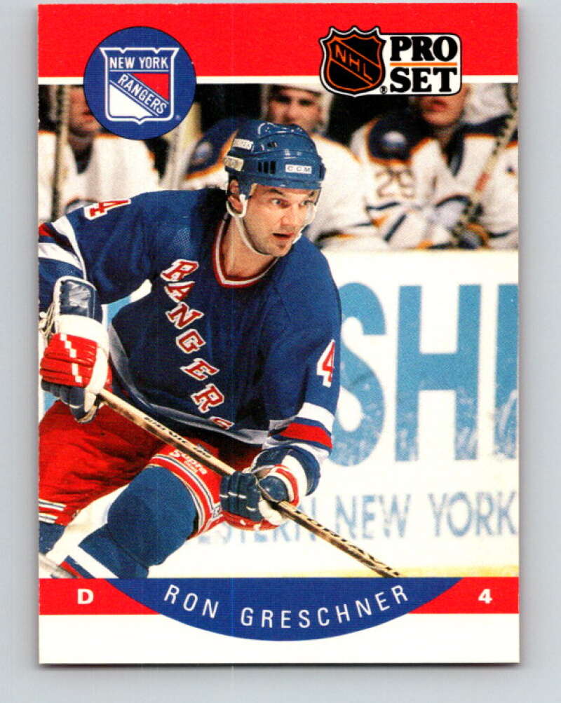 1990-91 Pro Set #197 Ron Greschner Mint New York Rangers