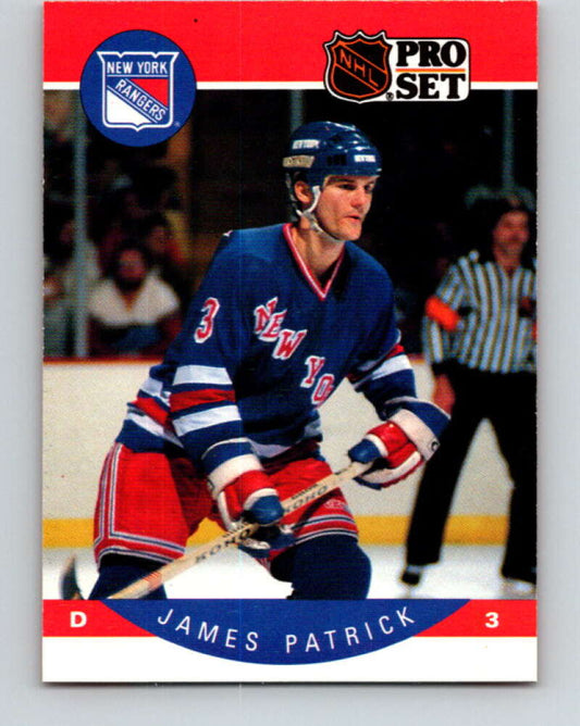 1990-91 Pro Set #207 James Patrick Mint New York Rangers
