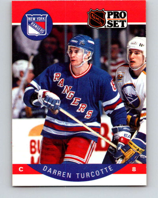1990-91 Pro Set #208 Darren Turcotte Mint RC Rookie New York Rangers