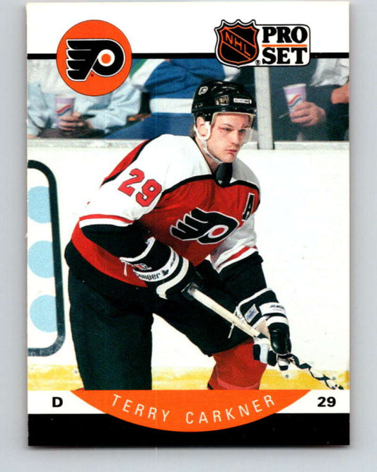 1990-91 Pro Set #212 Terry Carkner Mint Philadelphia Flyers