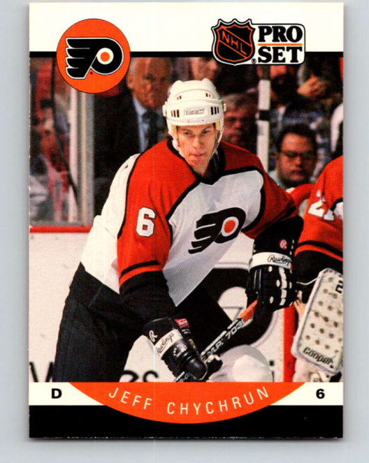 1990-91 Pro Set #213 Jeff Chychrun Mint Philadelphia Flyers