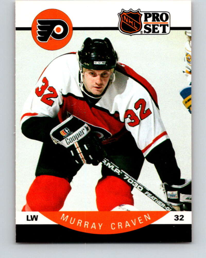 1990-91 Pro Set #214 Murray Craven Mint Philadelphia Flyers