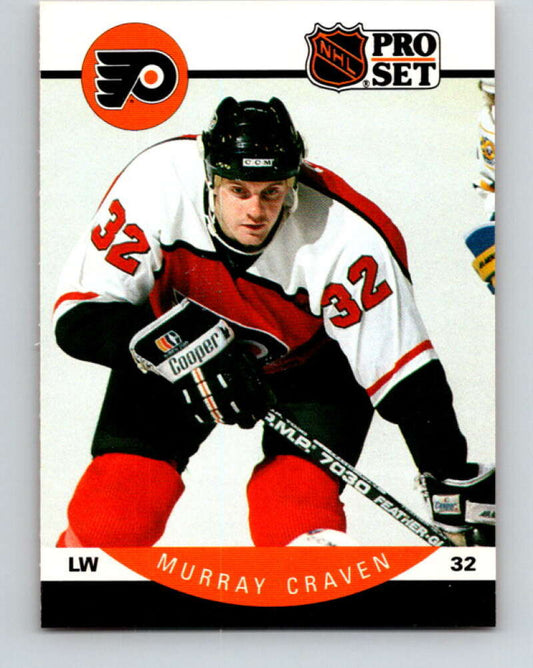 1990-91 Pro Set #214 Murray Craven Mint Philadelphia Flyers