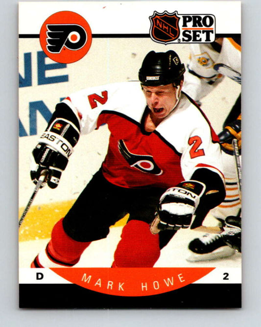 1990-91 Pro Set #217 Mark Howe Mint Philadelphia Flyers