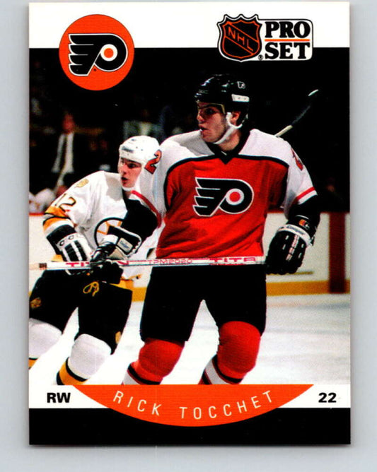1990-91 Pro Set #225 Rick Tocchet Mint Philadelphia Flyers