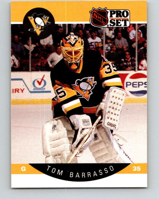 1990-91 Pro Set #227 Tom Barrasso Mint Pittsburgh Penguins