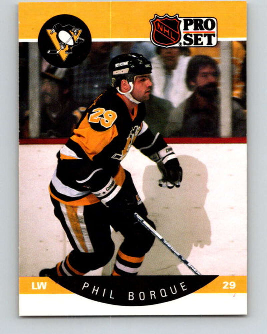 1990-91 Pro Set #228 Phil Bourque Mint Pittsburgh Penguins