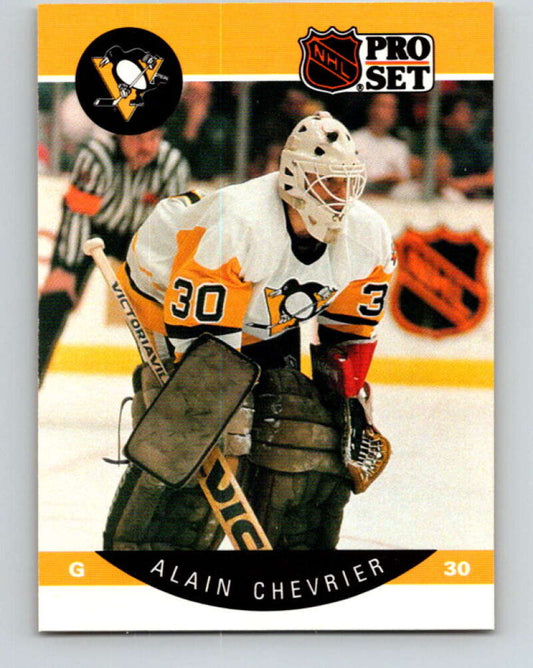 1990-91 Pro Set #230 Alain Chevrier Mint Pittsburgh Penguins