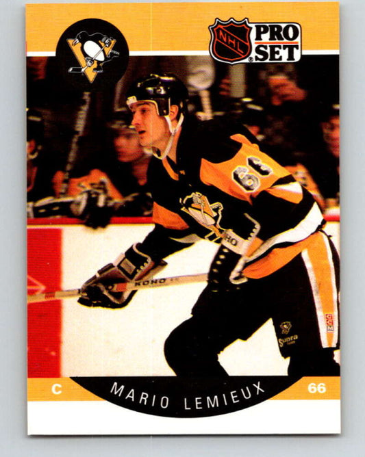 1990-91 Pro Set #236 Mario Lemieux Mint Pittsburgh Penguins