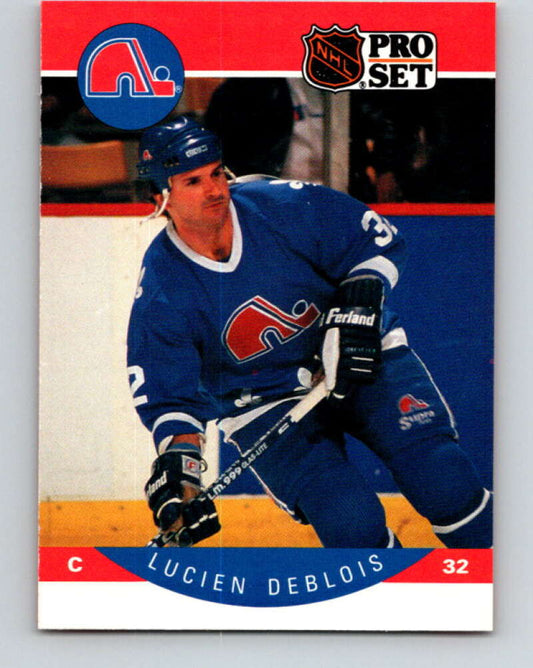 1990-91 Pro Set #244 Lucien DeBlois Mint Toronto Maple Leafs