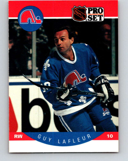 1990-91 Pro Set #250 Guy Lafleur Mint Toronto Maple Leafs