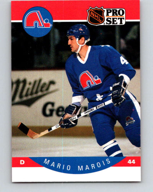 1990-91 Pro Set #253 Mario Marois Mint Toronto Maple Leafs