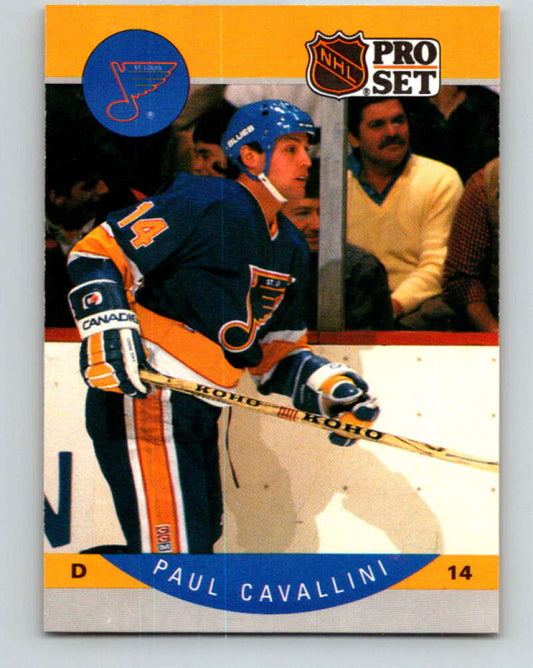 1990-91 Pro Set #262 Paul Cavallini Mint St. Louis Blues
