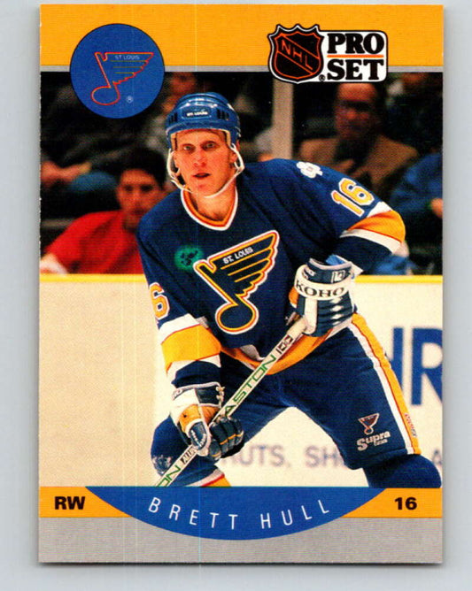 1990-91 Pro Set #263 Brett Hull Mint St. Louis Blues