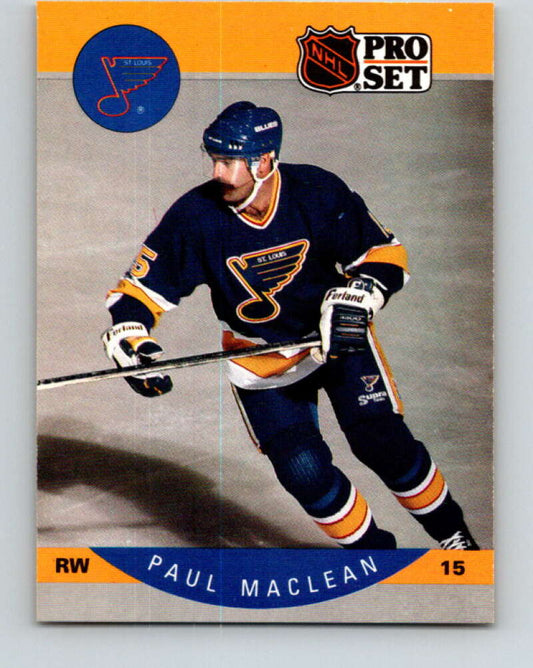 1990-91 Pro Set #266 Paul MacLean Mint St. Louis Blues