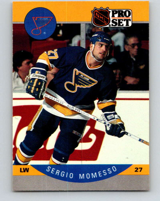1990-91 Pro Set #268 Sergio Momesso Mint RC Rookie St. Louis Blues