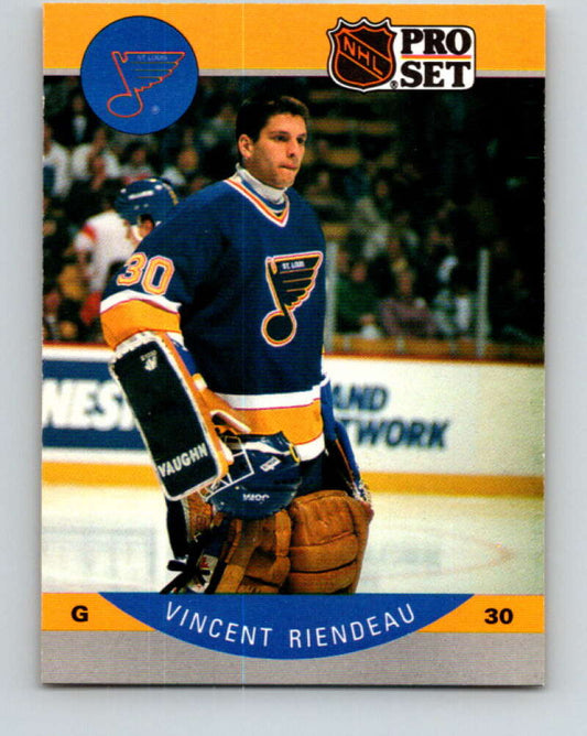 1990-91 Pro Set #270 Vincent Riendeau Mint RC Rookie St. Louis Blues