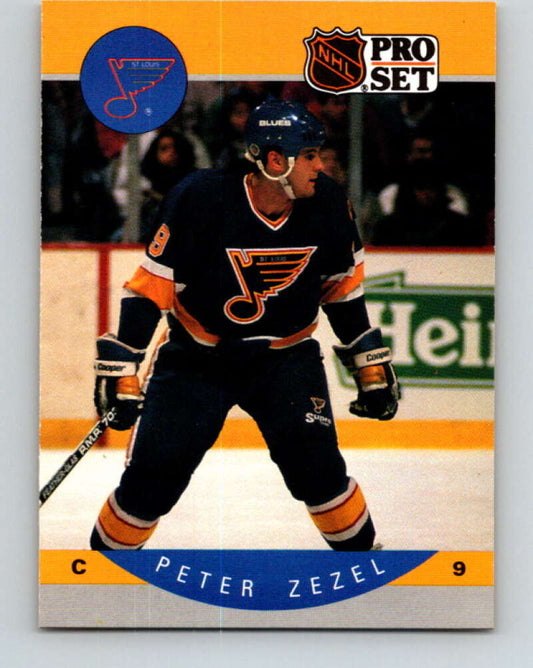 1990-91 Pro Set #274 Peter Zezel Mint St. Louis Blues