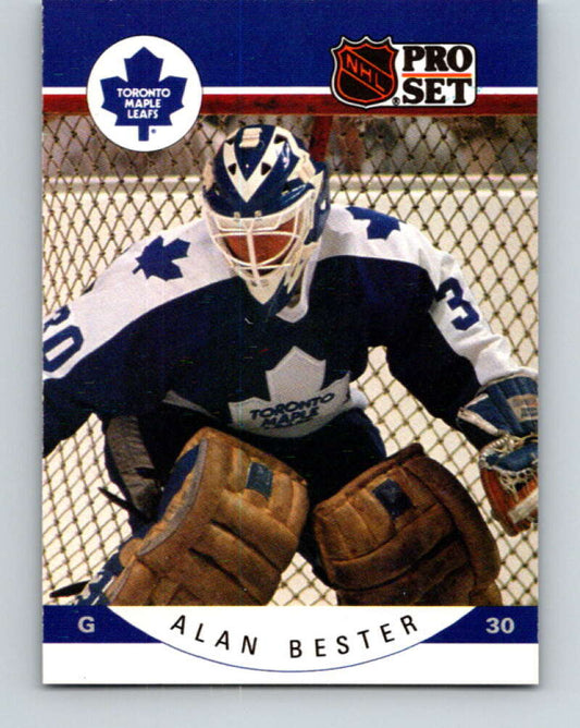 1990-91 Pro Set #275 Allan Bester Mint Toronto Maple Leafs