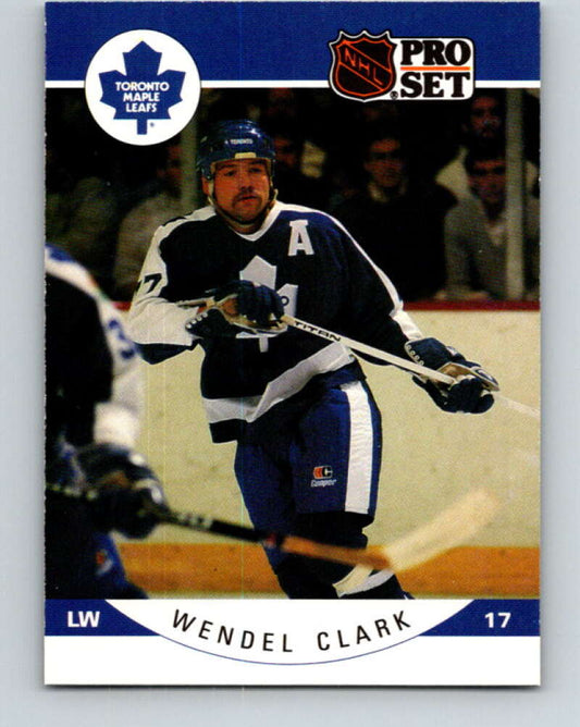 1990-91 Pro Set #276 Wendel Clark Mint Toronto Maple Leafs