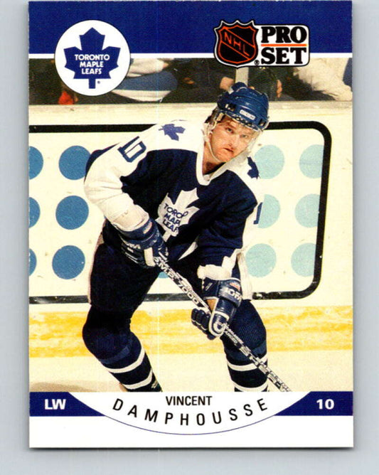 1990-91 Pro Set #278 Vin Damphousse Mint Toronto Maple Leafs