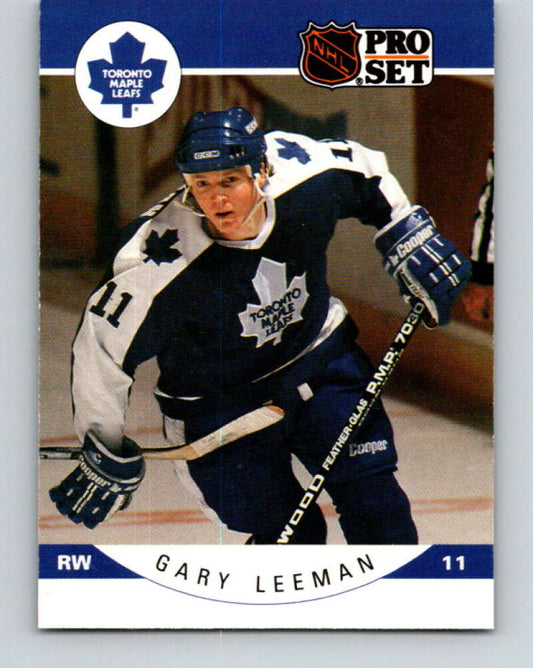 1990-91 Pro Set #283 Gary Leeman Mint Toronto Maple Leafs
