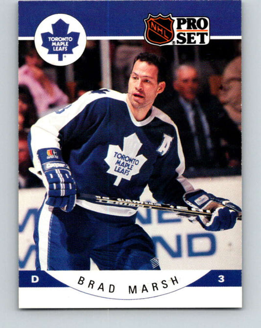 1990-91 Pro Set #285 Brad Marsh Mint Toronto Maple Leafs