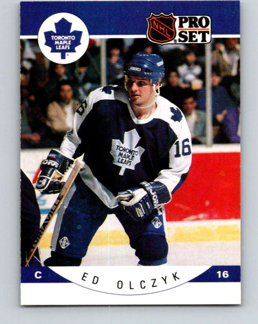 1990-91 Pro Set #286 Ed Olczyk Mint Toronto Maple Leafs