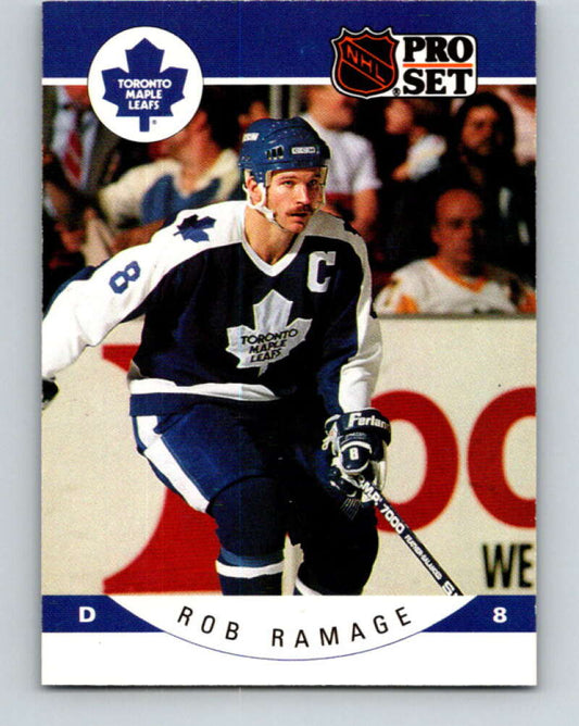 1990-91 Pro Set #288 Rob Ramage Mint Toronto Maple Leafs