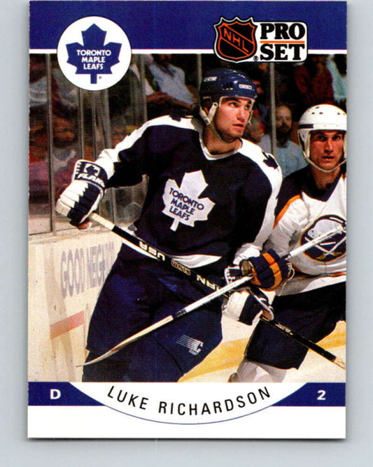 1990-91 Pro Set #289 Luke Richardson Mint Toronto Maple Leafs