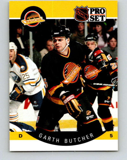 1990-91 Pro Set #295 Garth Butcher Mint Vancouver Canucks