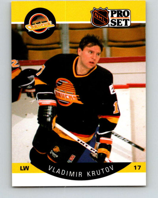 1990-91 Pro Set #296 Vladimir Krutov Mint Vancouver Canucks