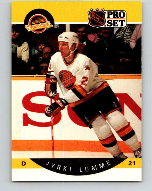 1990-91 Pro Set #300 Jyrki Lumme Mint RC Rookie Vancouver Canucks