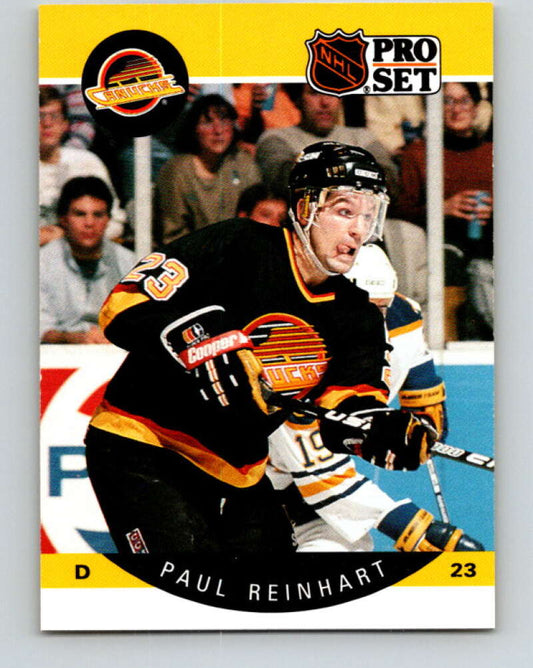 1990-91 Pro Set #304 Paul Reinhart Mint Vancouver Canucks