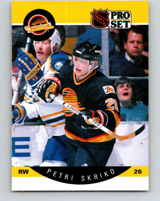 1990-91 Pro Set #306 Petri Skriko Mint Vancouver Canucks